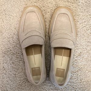 Dolce Vita Beige Suede Loafers
